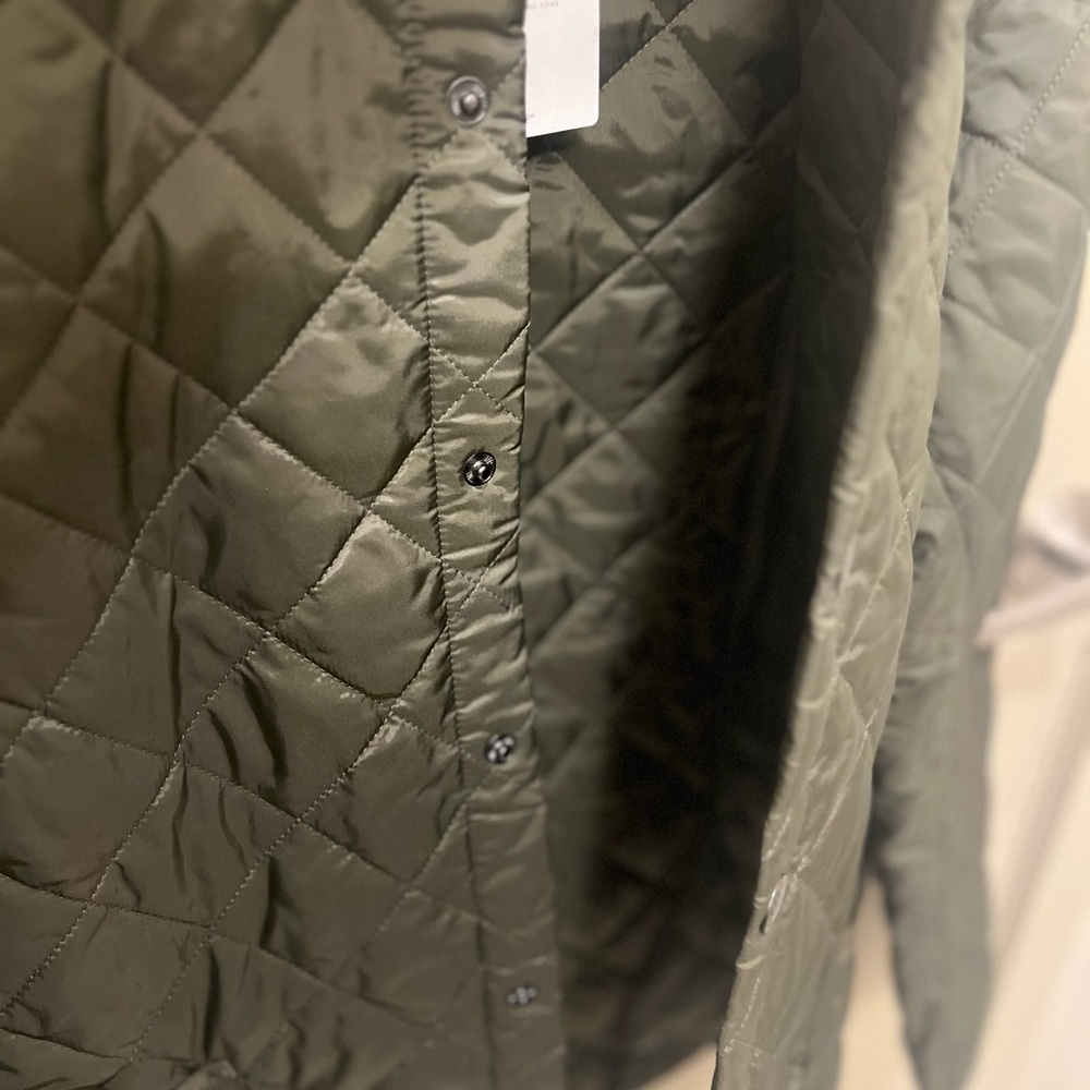 Barbour Men's Heritage Liddesdale Quilted Jacket - Dark Green - Picture 3 of 6